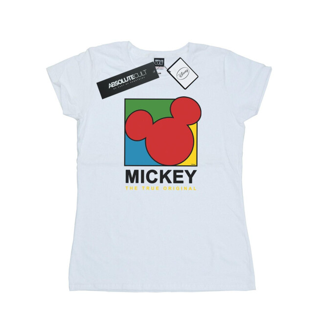 Li-cense Disney dames mickey mouse true 90s katoenen t-shirt UTBI32580_white large
