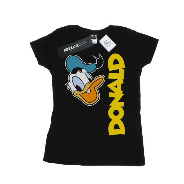 Li-cense Disney dames donald duck groeten katoenen t-shirt UTBI32611_black large