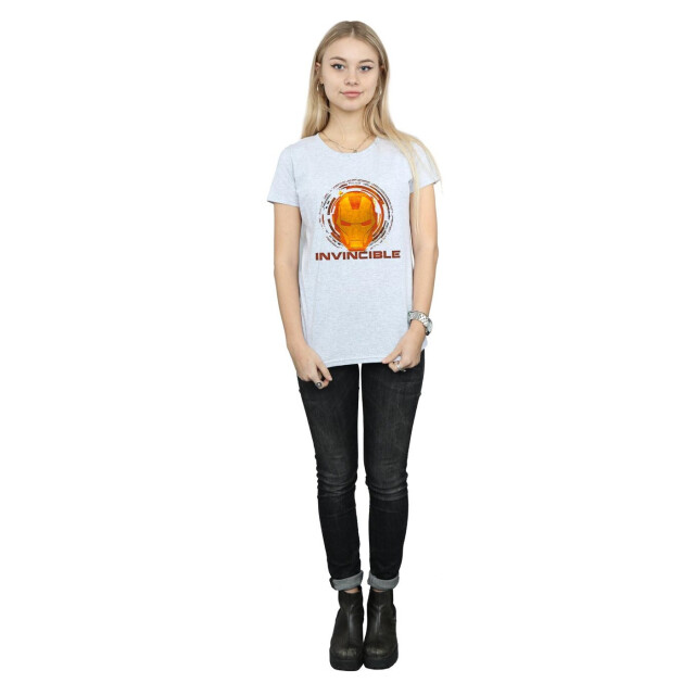 Li-cense Marvel dames iron man invincible katoenen t-shirt UTBI3269_sportsgrey large