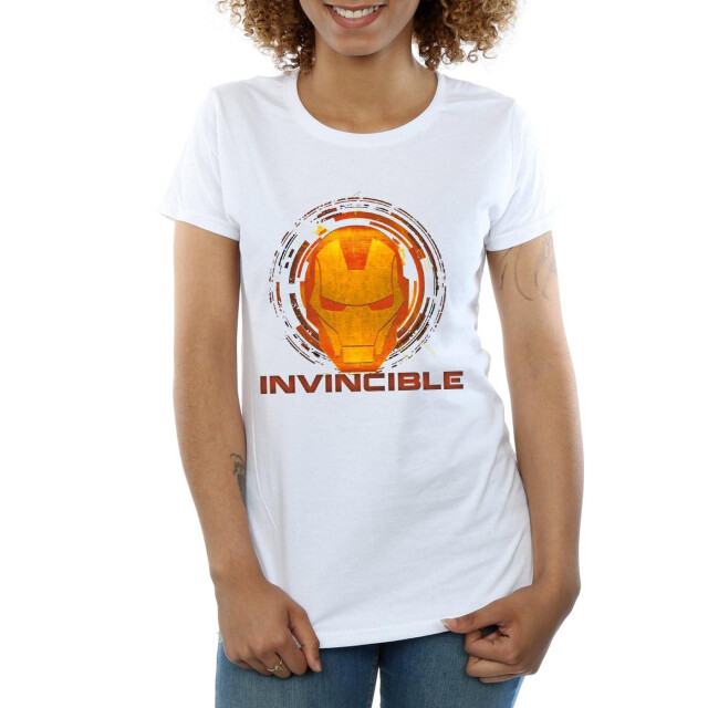 Li-cense Marvel dames iron man invincible katoenen t-shirt UTBI3269_white large