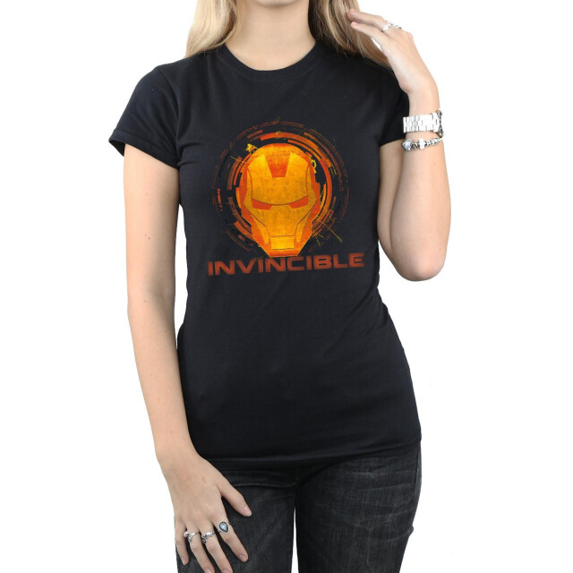 Li-cense Marvel dames iron man invincible katoenen t-shirt UTBI3269_black large