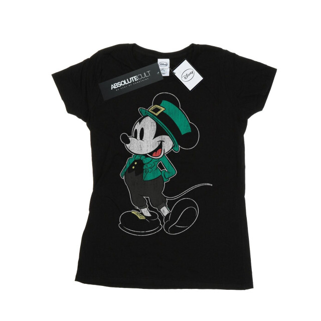 Li-cense Disney dames mickey mouse st patrick kostuum katoenen t-shirt UTBI32613_black large