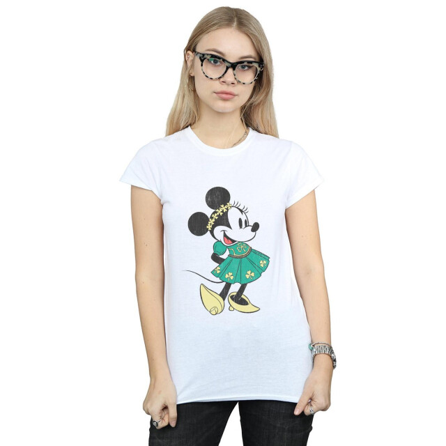 Li-cense Disney dames minnie mouse st patrick's day kostuum katoenen t-shirt UTBI32641_white large