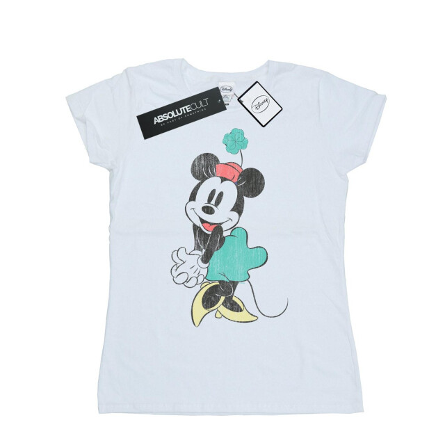 Li-cense Disney dames minnie mouse shamrock hat katoenen t-shirt UTBI32669_white large