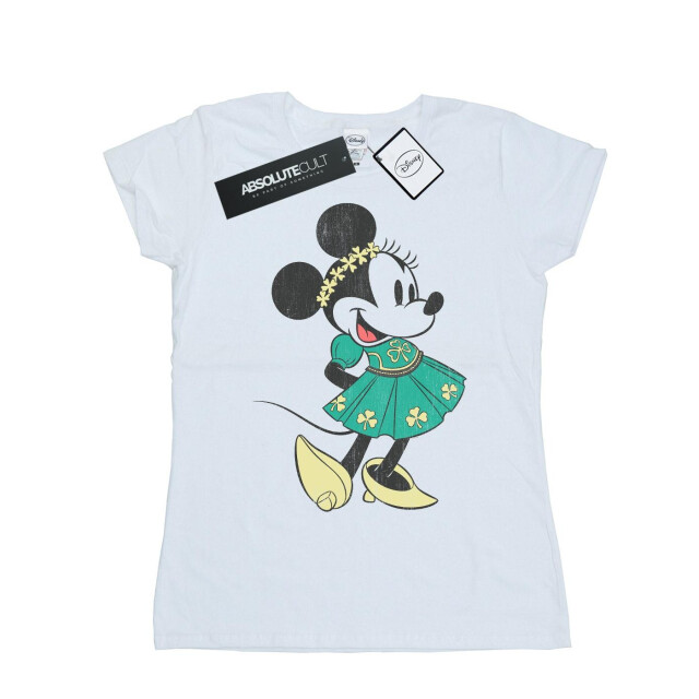 Li-cense Disney dames minnie mouse st patrick's day kostuum katoenen t-shirt UTBI32641_white large