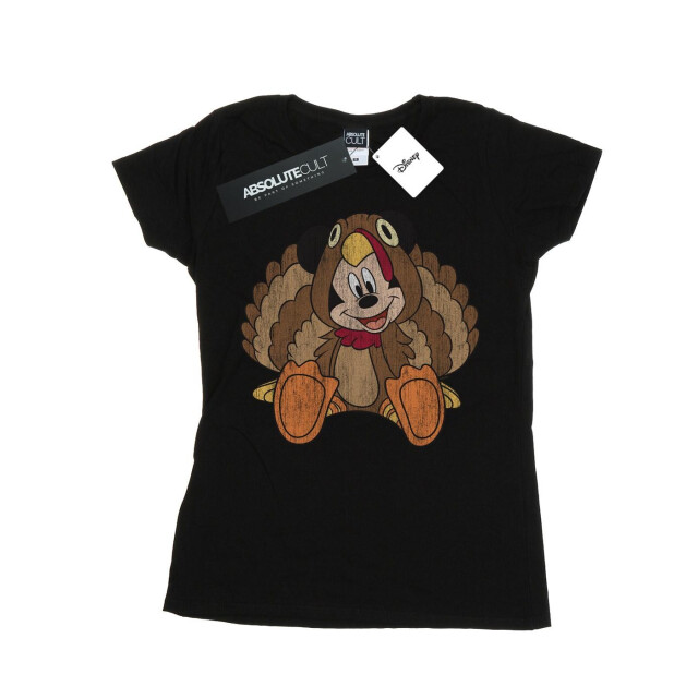Li-cense Disney dames mickey mouse thanksgiving kalkoen kostuum katoenen t-shirt UTBI32704_black large