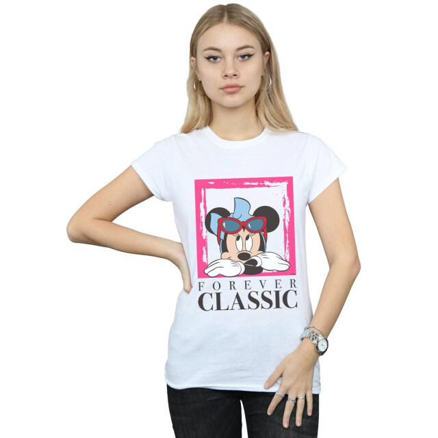 Li-cense Disney dames minnie mouse forever klassiek katoenen t-shirt UTBI32489_white large