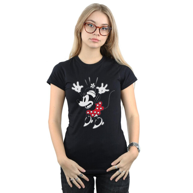 Li-cense Disney dames minnie mouse surprise katoenen t-shirt UTBI32419_black large