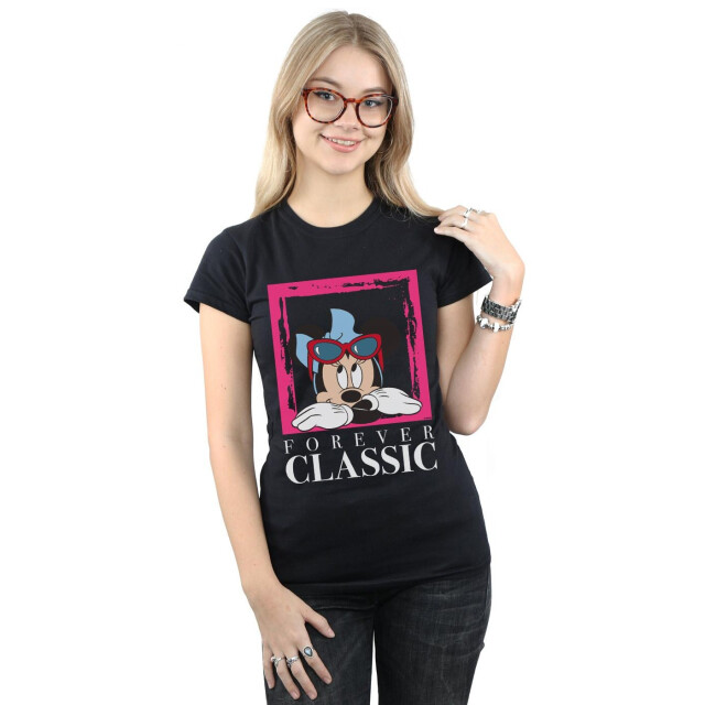 Li-cense Disney dames minnie mouse forever klassiek katoenen t-shirt UTBI32489_black large