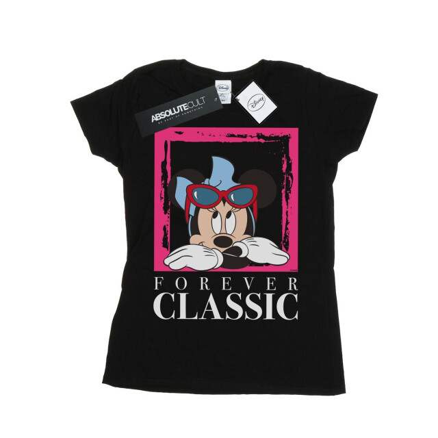 Li-cense Disney dames minnie mouse forever klassiek katoenen t-shirt UTBI32489_black large