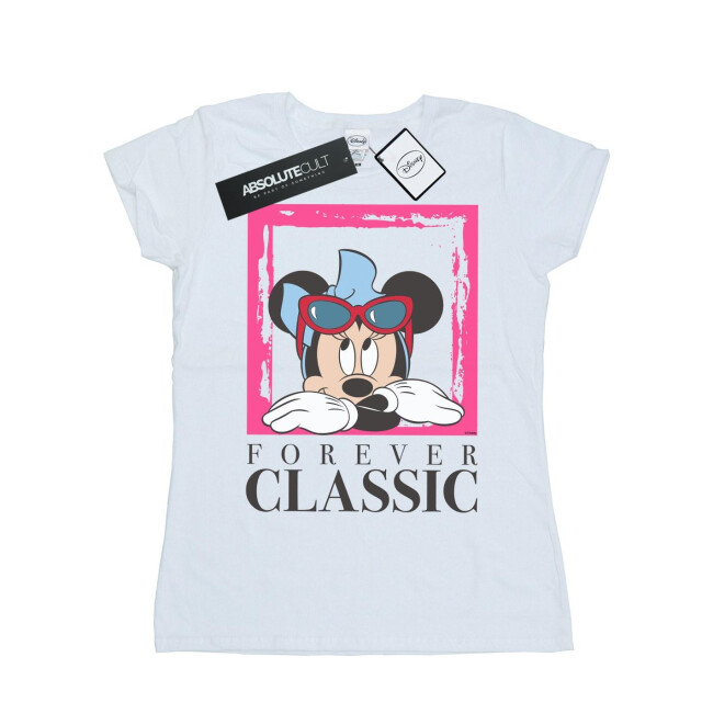 Li-cense Disney dames minnie mouse forever klassiek katoenen t-shirt UTBI32489_white large