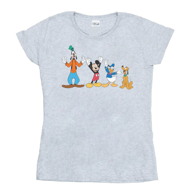 Li-cense Disney dames mickey mouse friends katoenen t-shirt UTBI32395_sportsgrey large