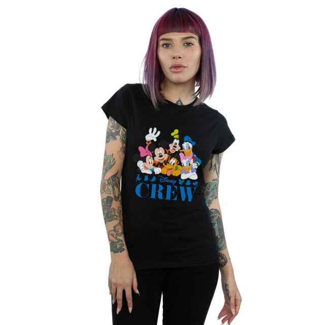 Li-cense Disney dames mickey mouse vrienden katoenen t-shirt UTBI32324_black large