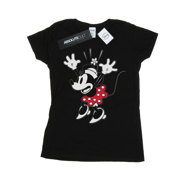 Li-cense Disney dames minnie mouse surprise katoenen t-shirt UTBI32419_black large