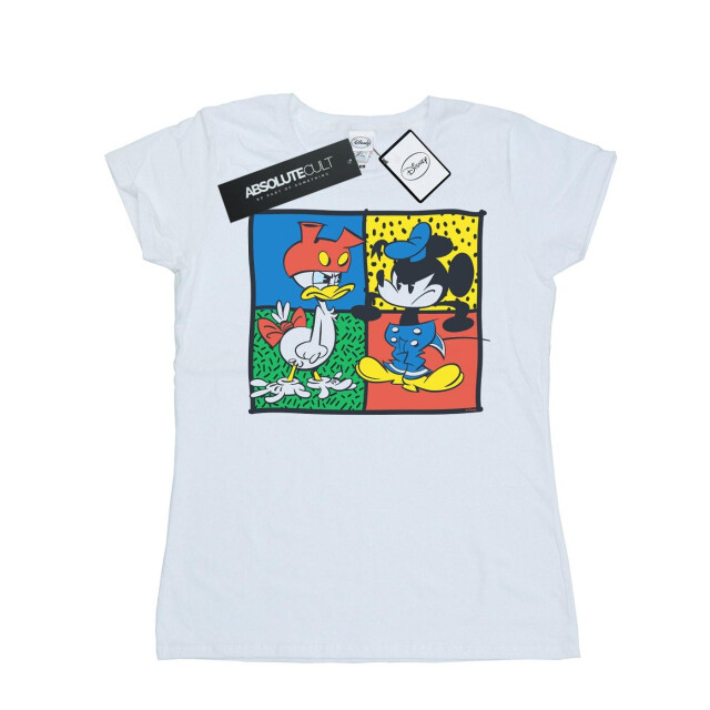 Li-cense Disney dames mickey mouse donald kledingruil katoenen t-shirt UTBI32297_white large