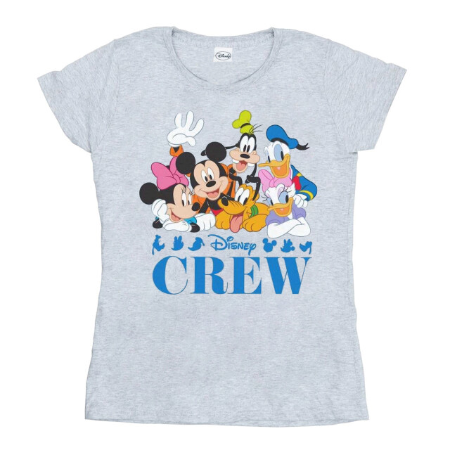 Li-cense Disney dames mickey mouse vrienden katoenen t-shirt UTBI32324_sportsgrey large