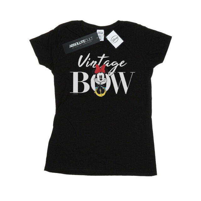 Li-cense Disney dames minnie mouse vintage strik katoenen t-shirt UTBI32371_black large