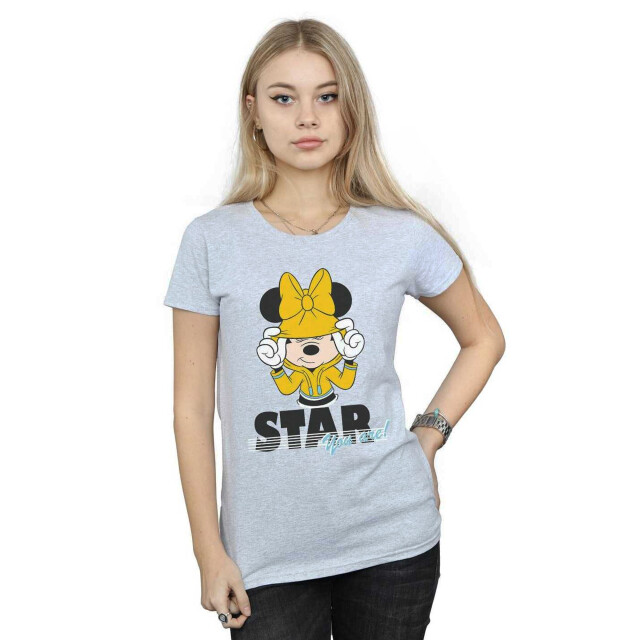 Li-cense Disney dames mickey mouse star you are katoenen t-shirt UTBI32372_sportsgrey large