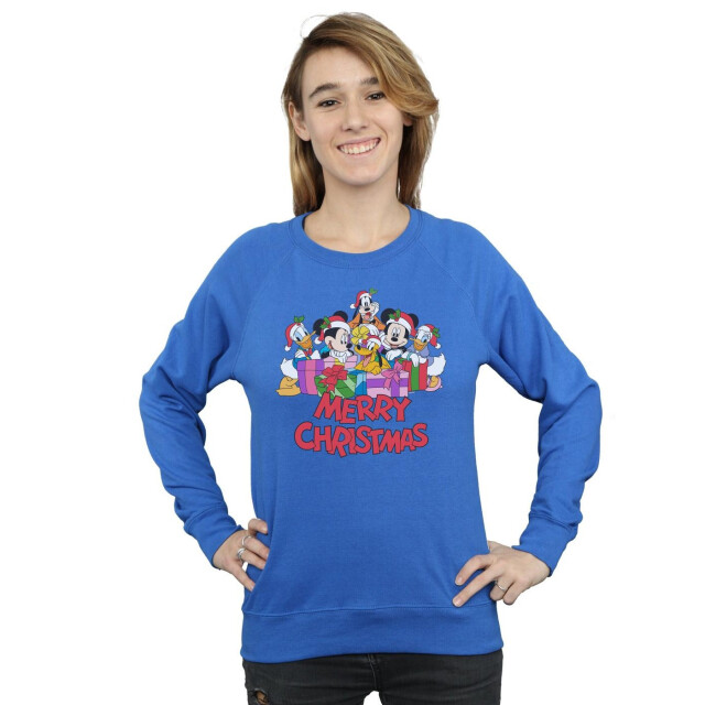 Li-cense Disney dames mickey mouse and friends kerstmis sweatshirt UTBI28042_royalblue large