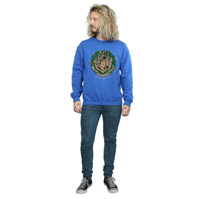 Li-cense Harry potter heren sweatshirt met kerstkrans UTBI27456_royalblue large