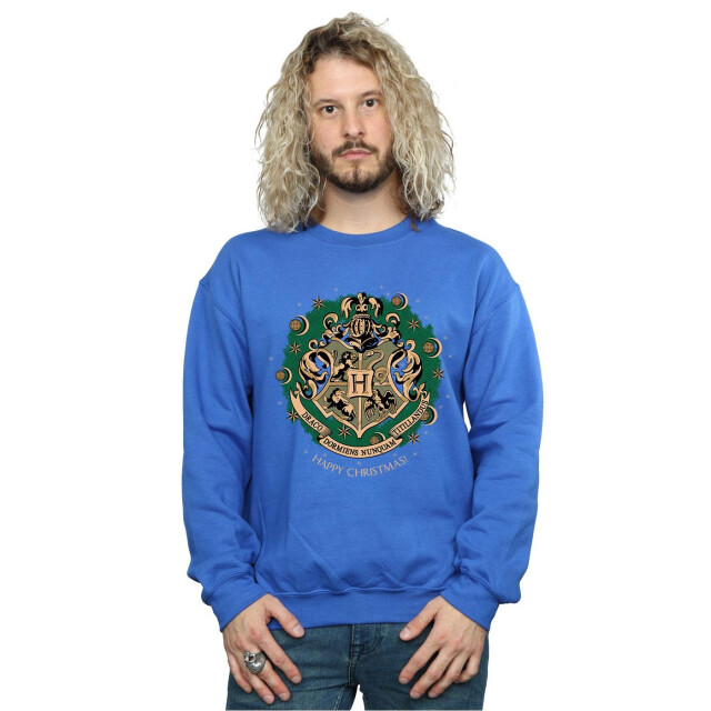 Li-cense Harry potter heren sweatshirt met kerstkrans UTBI27456_royalblue large