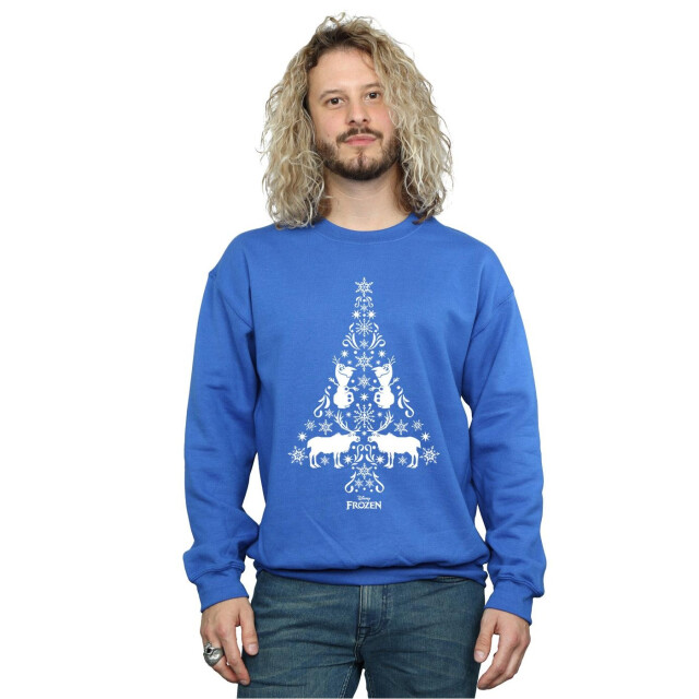 Li-cense Disney heren frozen kerstboom sweatshirt UTBI25378_royalblue large