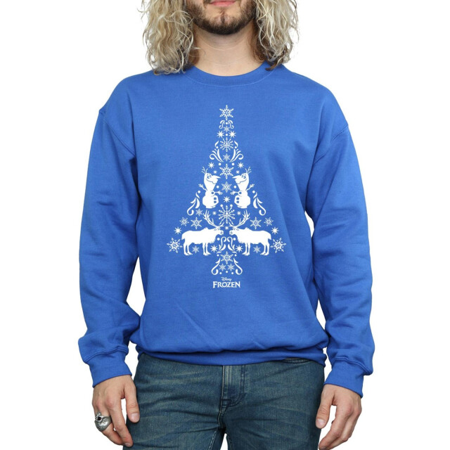 Li-cense Disney heren frozen kerstboom sweatshirt UTBI25378_royalblue large