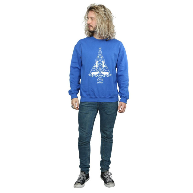 Li-cense Disney heren frozen kerstboom sweatshirt UTBI25378_royalblue large