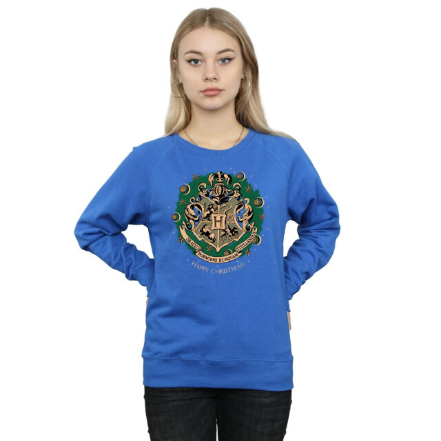 Li-cense Harry potter dames kerstkrans sweatshirt UTBI6881_royalblue large