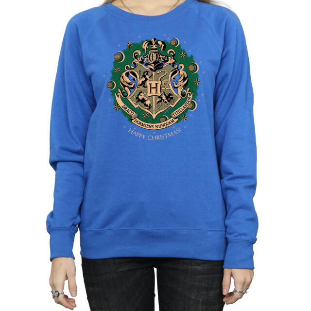 Li-cense Harry potter dames kerstkrans sweatshirt UTBI6881_royalblue large