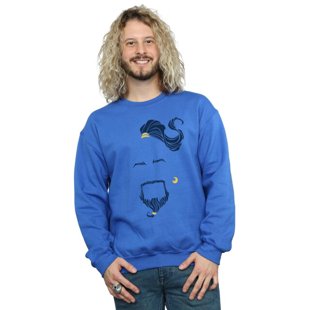Li-cense Disney heren aladdin movie genie gezicht sweatshirt UTBI7245_royalblue large