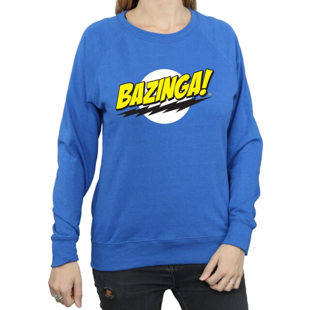 Li-cense The big bang theory dames sheldon bazinga sweatshirt UTBI7854_royalblue large