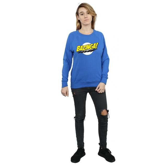Li-cense The big bang theory dames sheldon bazinga sweatshirt UTBI7854_royalblue large