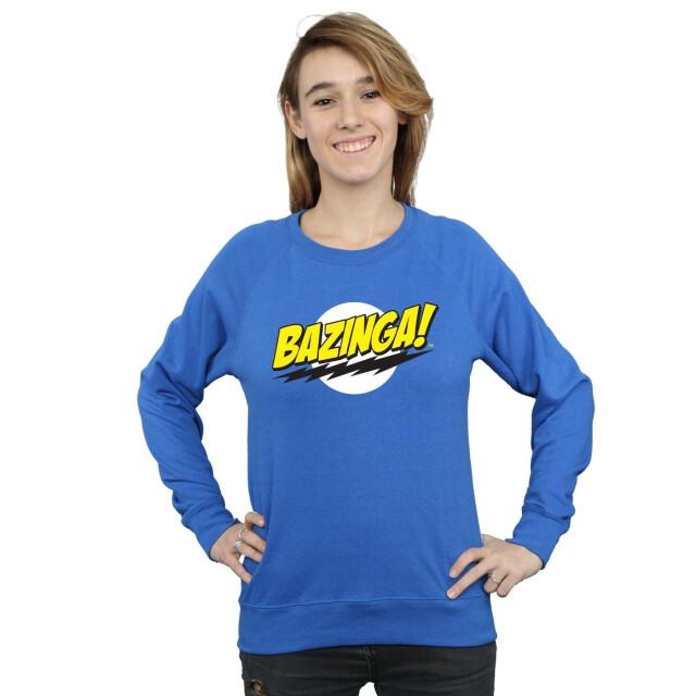 Li-cense The big bang theory dames sheldon bazinga sweatshirt UTBI7854_royalblue large