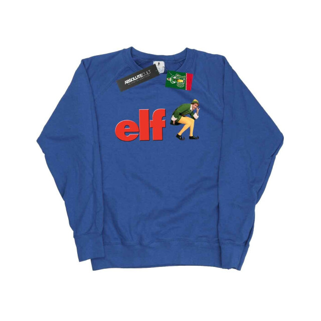 Li-cense Elf dames crouching logo sweatshirt UTBI5708_royalblue large