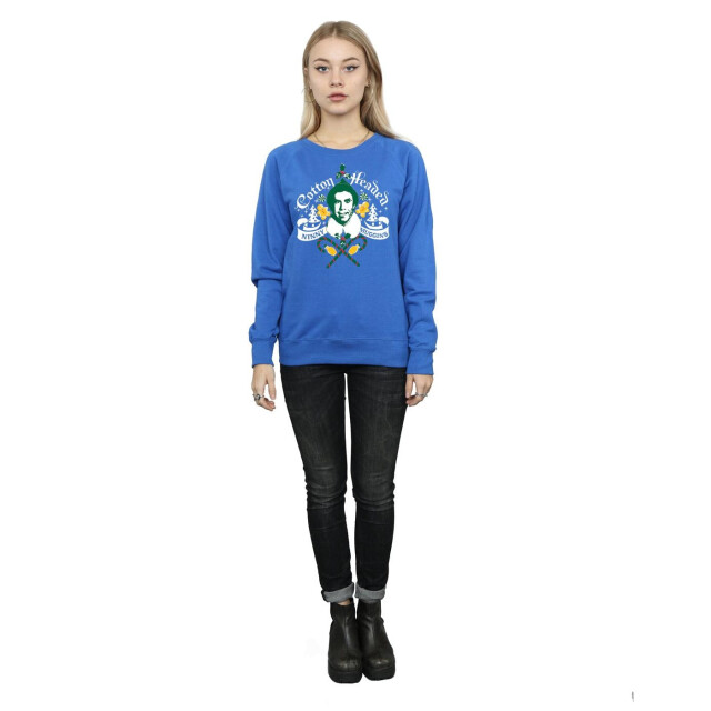 Li-cense Elf dameshoofd ninny muggins sweatshirt UTBI5587_royalblue large