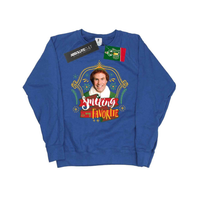 Li-cense Elf dames buddy smiling sweatshirt UTBI5356_royalblue large