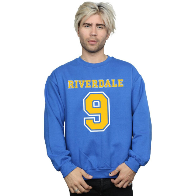 Li-cense Riverdale heren nine logo sweatshirt UTBI51555_royalblue large