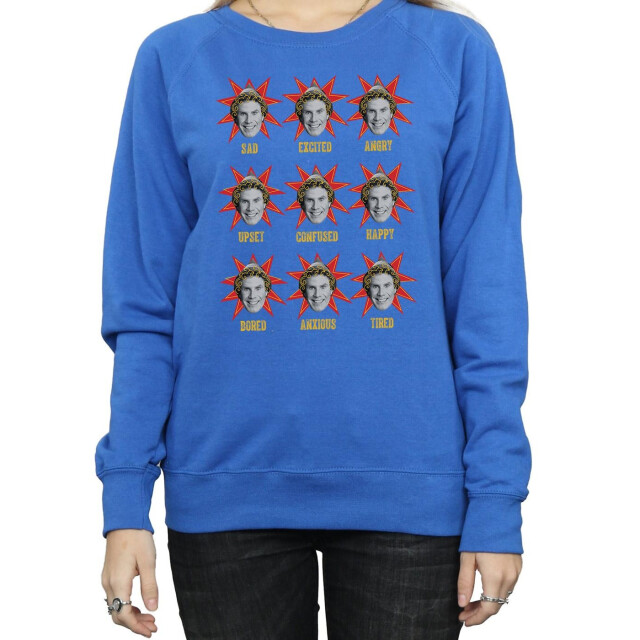 Li-cense Elf dames buddy moods sweatshirt UTBI5142_royalblue large