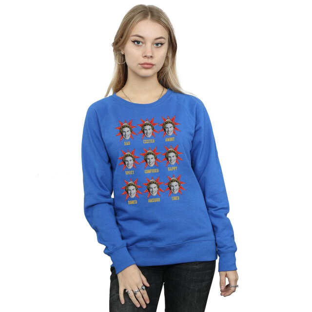 Li-cense Elf dames buddy moods sweatshirt UTBI5142_royalblue large