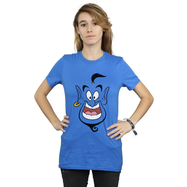 Li-cense Disney dames aladdin genie gezicht katoenen vriendje t-shirt UTBI49556_royalblue large