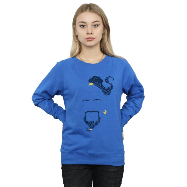 Li-cense Disney dames aladdin movie genie gezicht sweatshirt UTBI48464_royalblue large