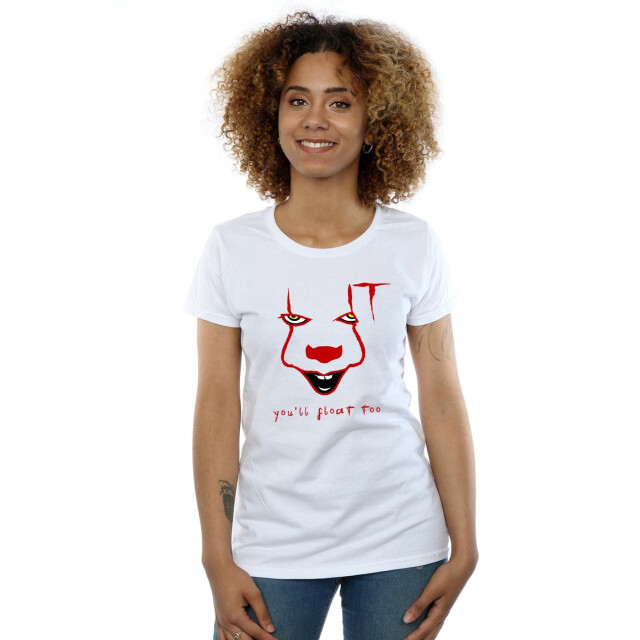 Li-cense It dames pennywise float katoenen t-shirt UTBI44070_white large