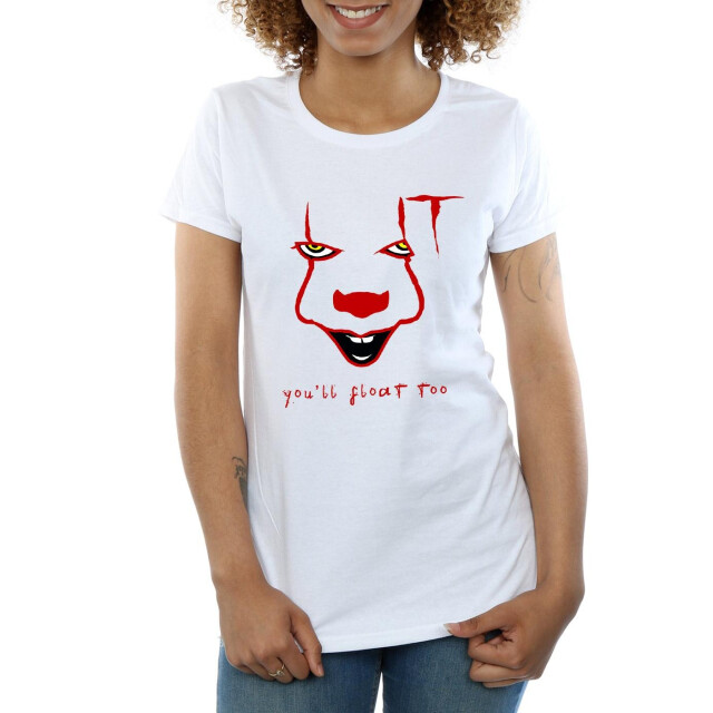 Li-cense It dames pennywise float katoenen t-shirt UTBI44070_white large