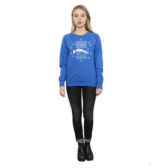 Li-cense National lampoon´s christmas vacation dames eat my dust sweatshirt UTBI9691_royalblue large