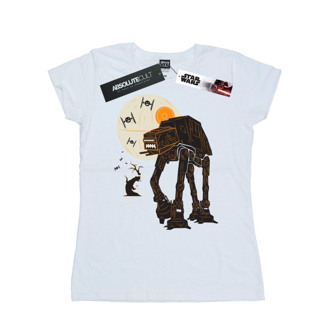 Li-cense Star wars dames halloween at at katoenen t-shirt UTBI42165_white large