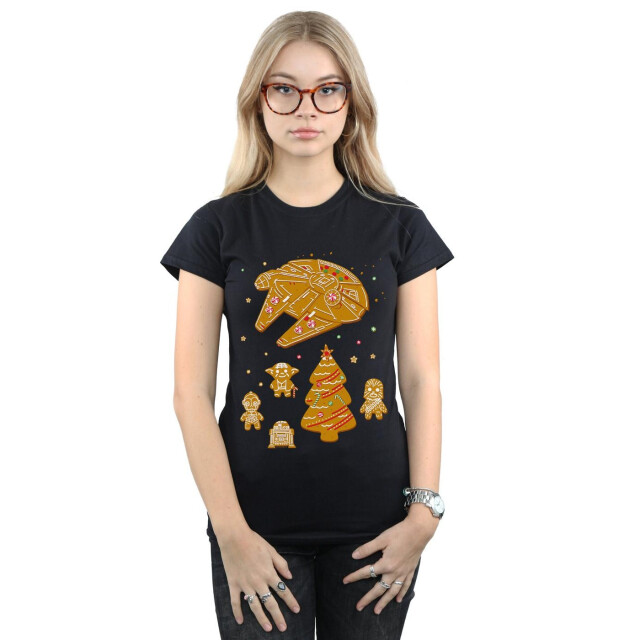 Li-cense Star wars dames gingerbread rebels katoenen t-shirt UTBI42166_black large