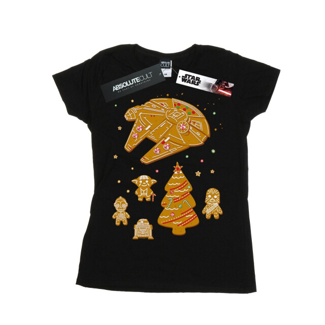 Li-cense Star wars dames gingerbread rebels katoenen t-shirt UTBI42166_black large