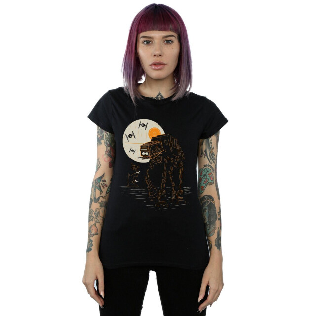 Li-cense Star wars dames halloween at at katoenen t-shirt UTBI42165_black large