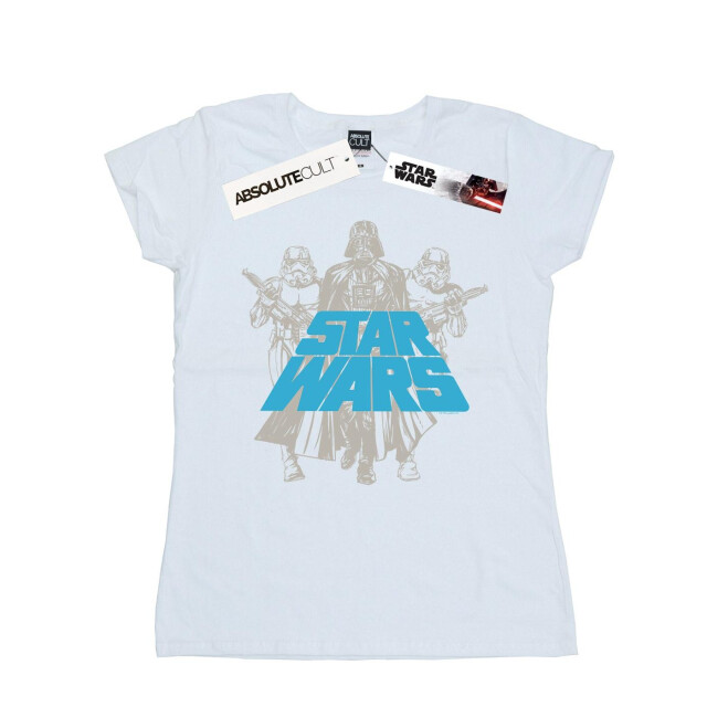 Li-cense Star wars dames vintage empire katoenen t-shirt UTBI42213_white large